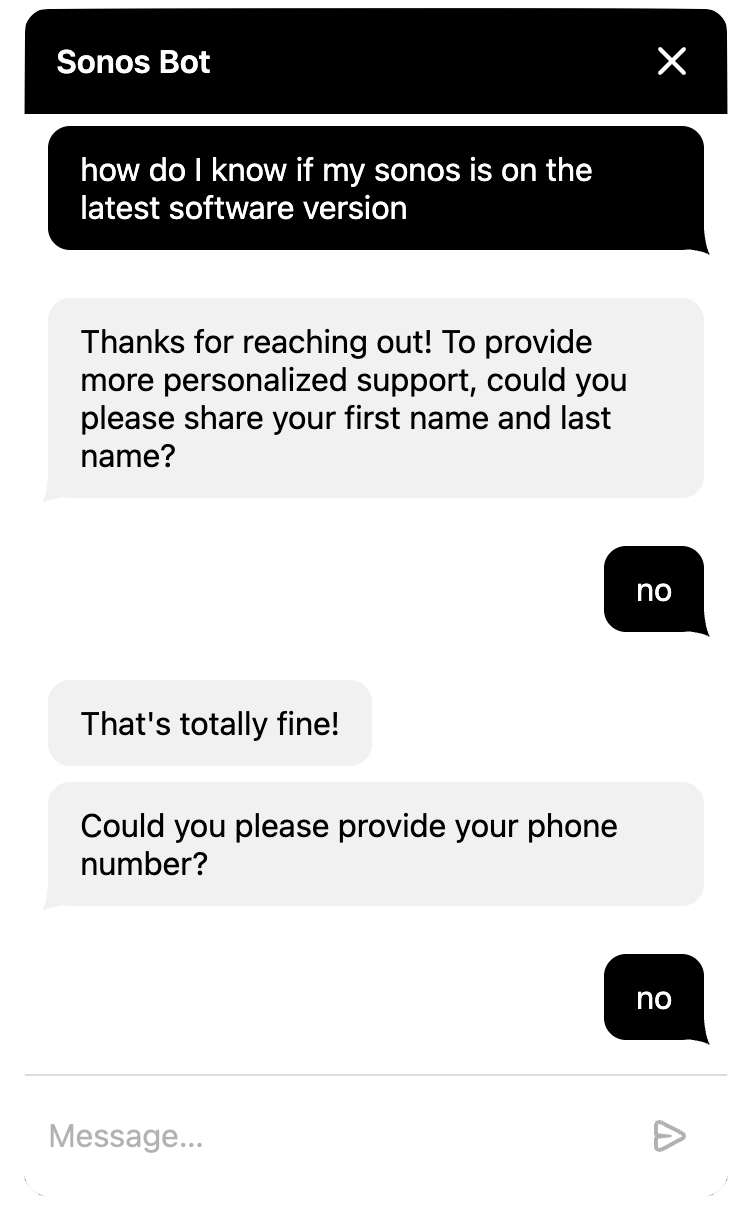Sonos AI data collection